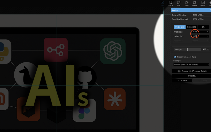 TuringShot focus spotlight highlighting cursor area