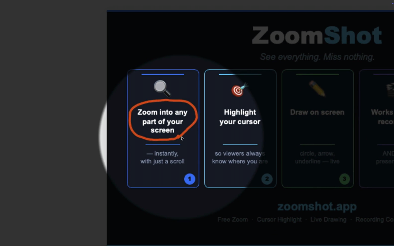 Screen recording showing small UI elements that need zooming